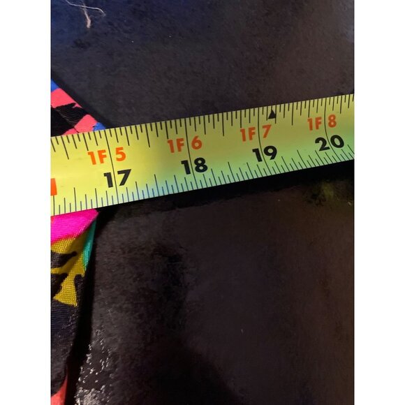 Catalina Colorful One Piece V Neck Loose Fabric Swimsuit Sz 16 - Picture 8 of 10